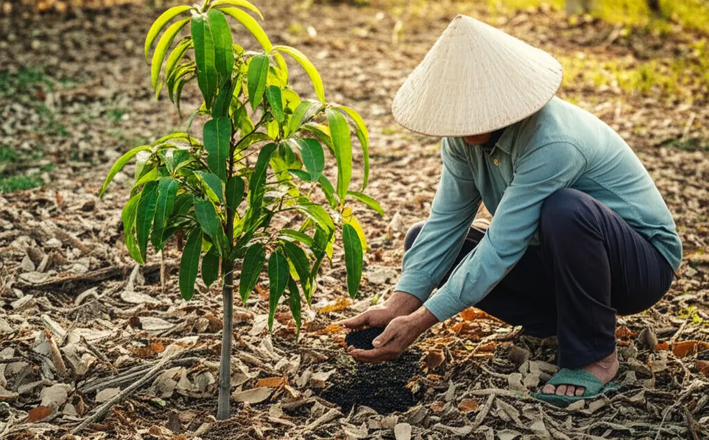 Đất khỏe là nền tảng cho một vườn cây khỏe mạnh, tơi xốp và giàu dinh dưỡng.