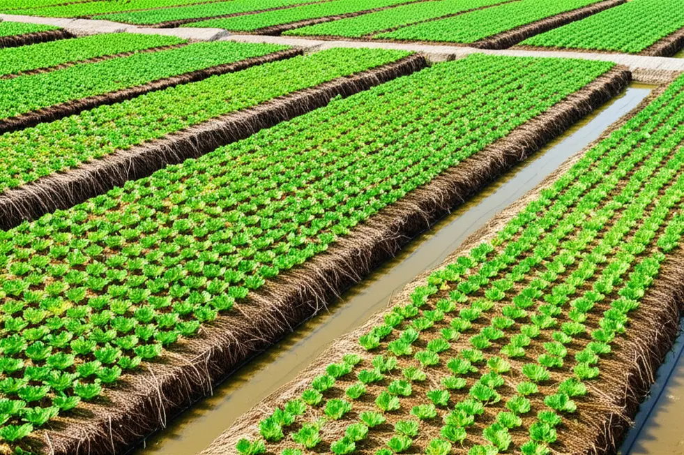 Lá vàng, héo rũ và gốc thâm đen là những dấu hiệu cảnh báo cây trồng đang bị úng nước nghiêm trọng.