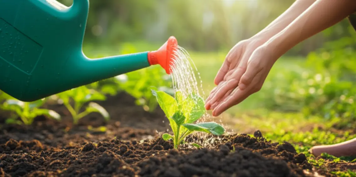 Chồi non héo rũ với lá rũ xuống là một trong những dấu hiệu đầu tiên cần chú ý.