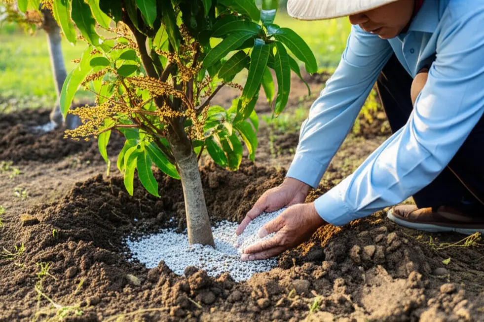 Vai trò của Lân (P) và Kali (K) là tối quan trọng trong việc kích thích cây ra hoa.