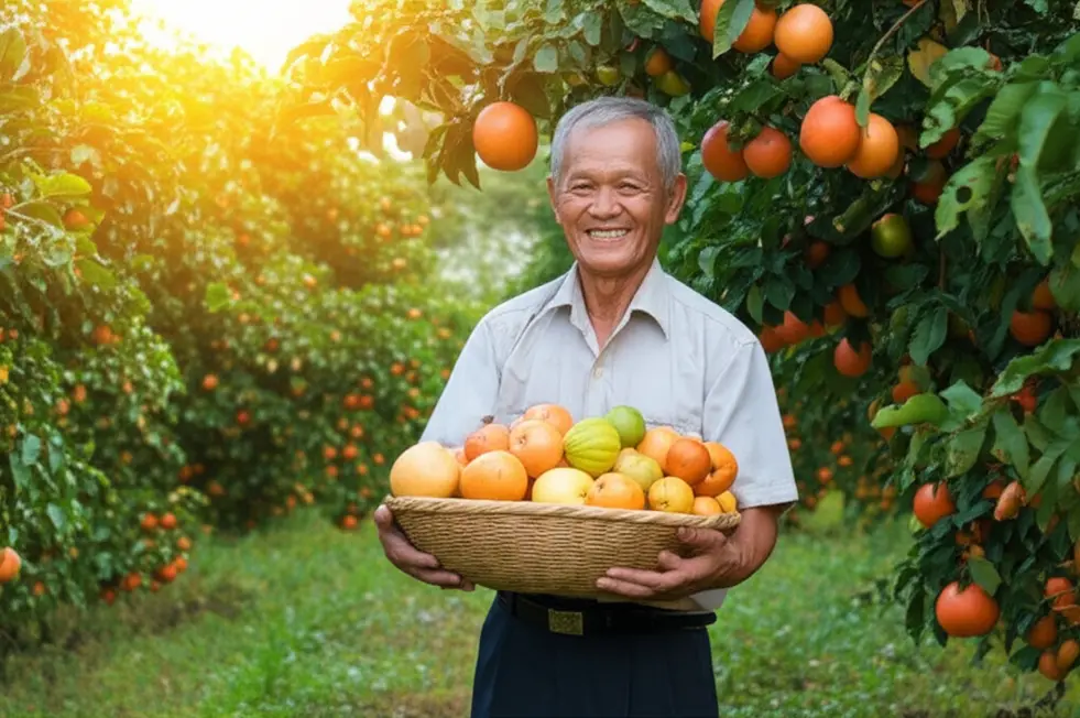 Nỗi lo của người nông dân khi phát hiện những dấu hiệu vàng lá đầu tiên trên vườn cây.