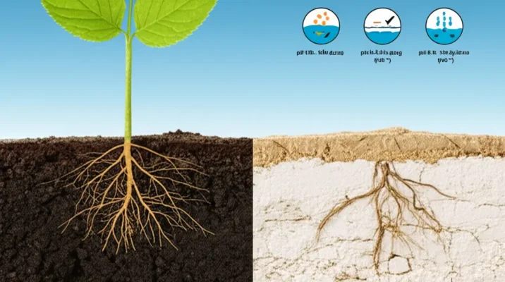 Cận cảnh lá cây bị vàng ở phần thịt lá nhưng gân lá vẫn giữ màu xanh đậm, đây là triệu chứng đặc trưng của cây thiếu sắt.