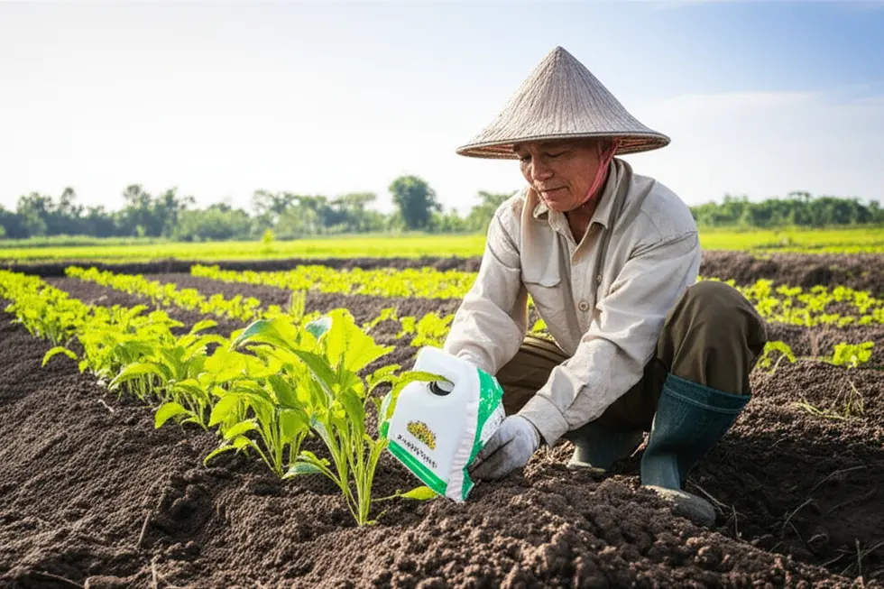Phân biệt cây còi cọc và cây khỏe mạnh qua các dấu hiệu bên ngoài như màu sắc lá, kích thước thân và sự phát triển tổng thể.