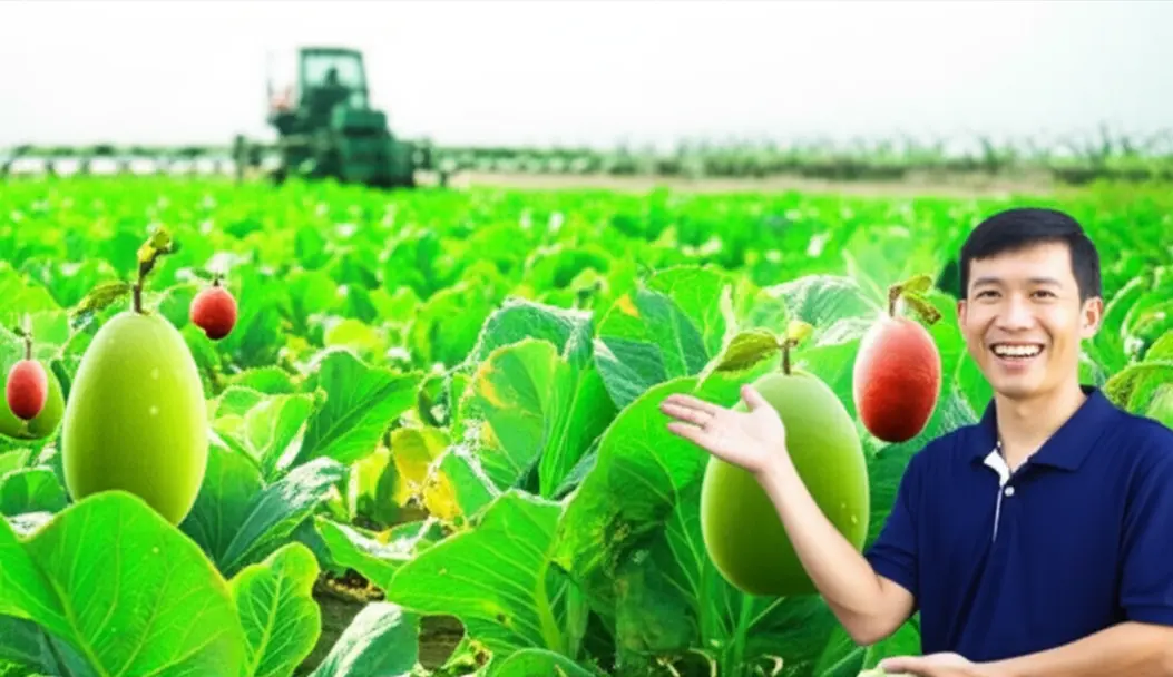 Anh nông dân “đau đầu” lắng nghe tâm sự của cây còi cọc.