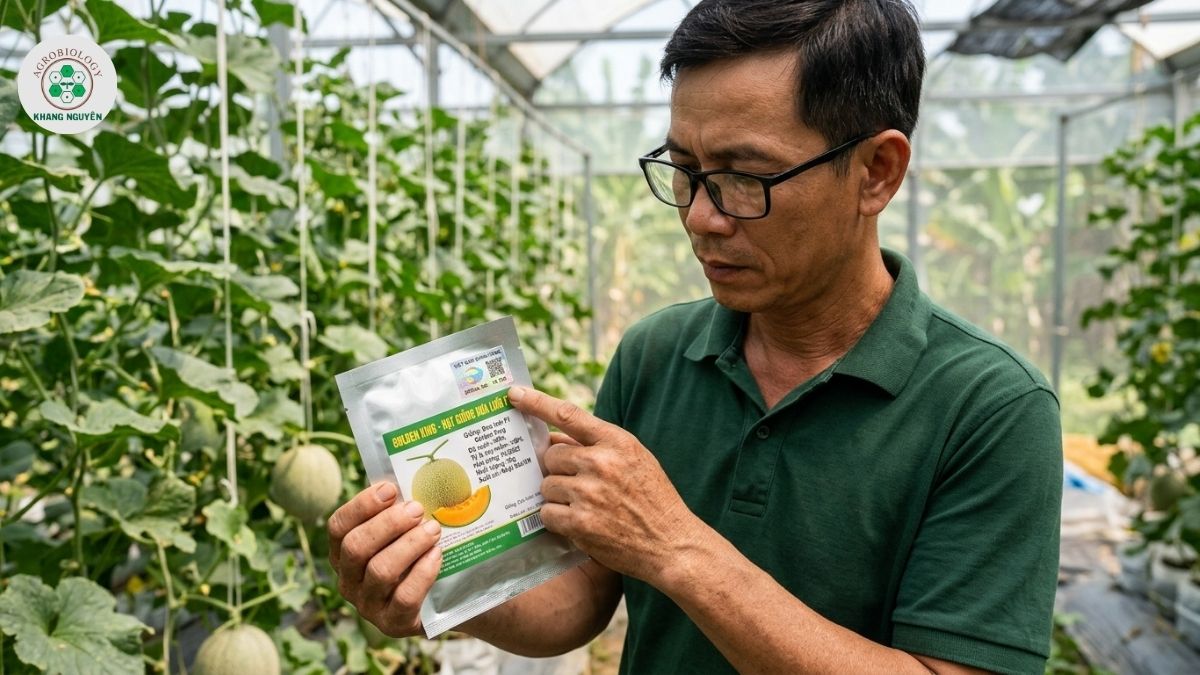 Lưu ý quan trọng khi mua hạt giống dưa lưới ruột vàng