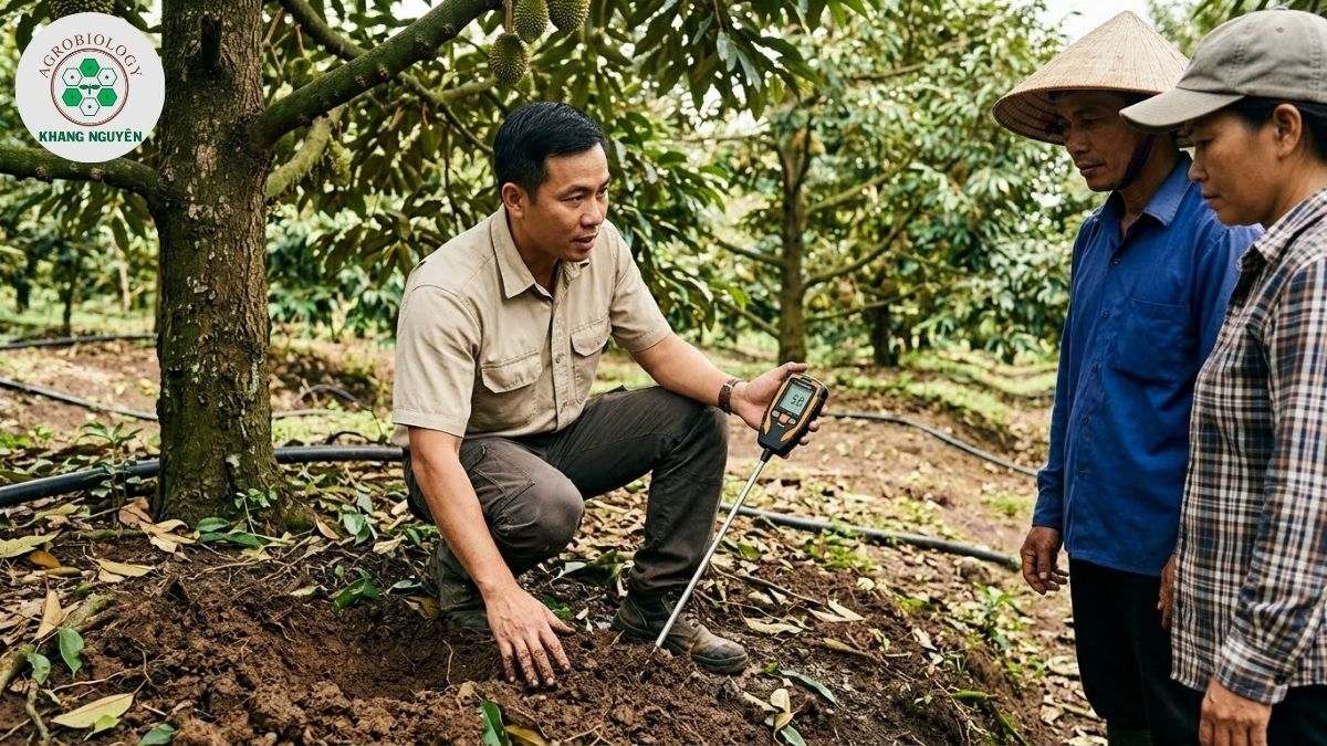 Chuyên gia Khang Nguyên hướng dẫn cách xử lý đất trước khi trồng sầu riêng